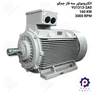 الکتروموتور جمکو سه فاز ۲۲۰ اسب ۱۶۰ کیلووات ۳۰۰۰ دور