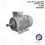 الکتروموتور جمکو سه فاز ۷۵ اسب ۵۵ کیلووات ۳۰۰۰ دور